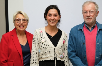 Josette Vignat, Emma Jan et Bernard Puissant